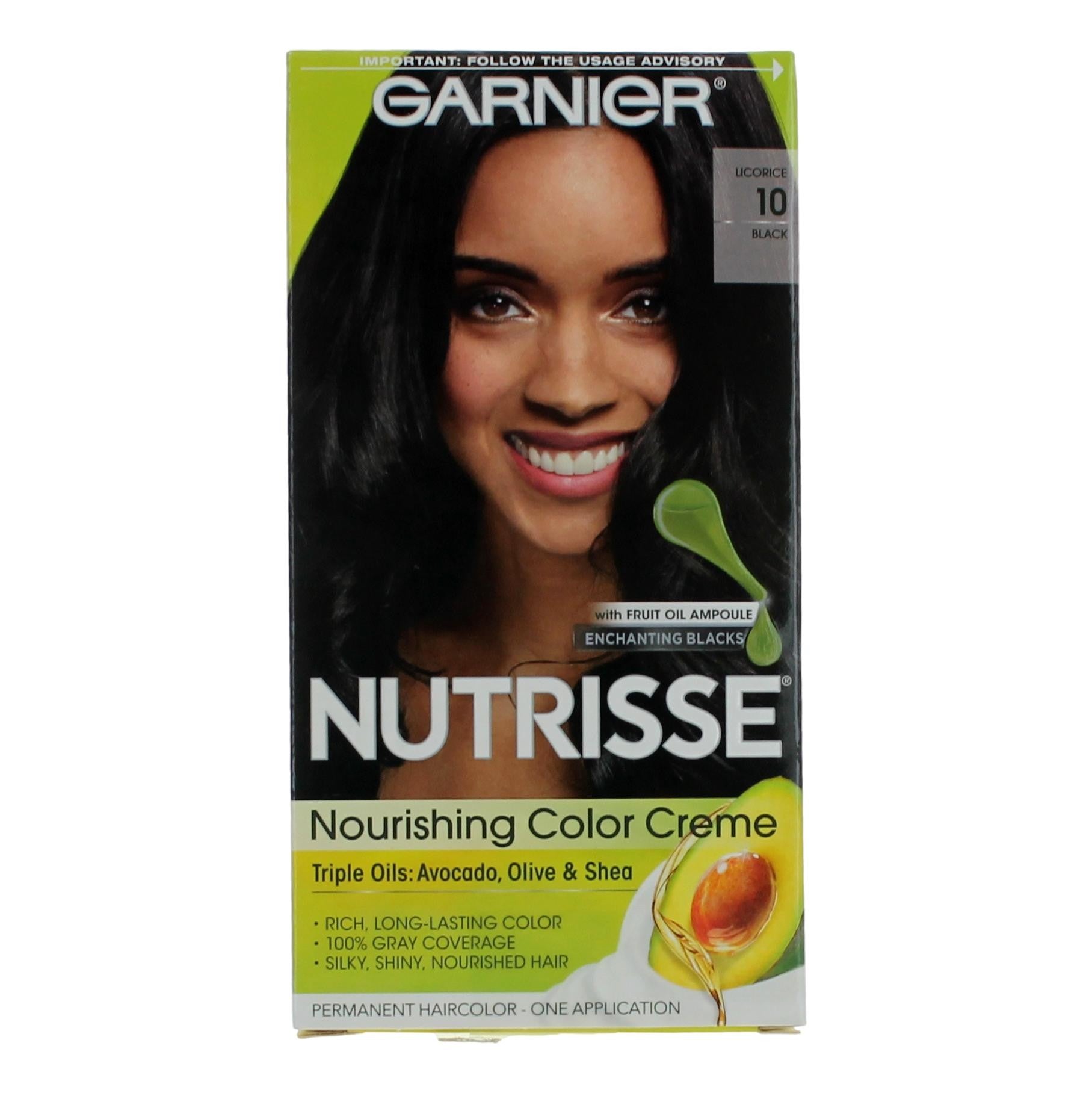 Photo of Garnier Hair Color Nutrisse Coloring Creme by Garnier, Hair Color- Licorice 10